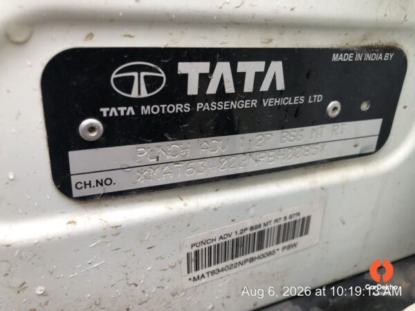 1201-26.jpg 2022 Tata Punch ADV 1.2P BS6 MT