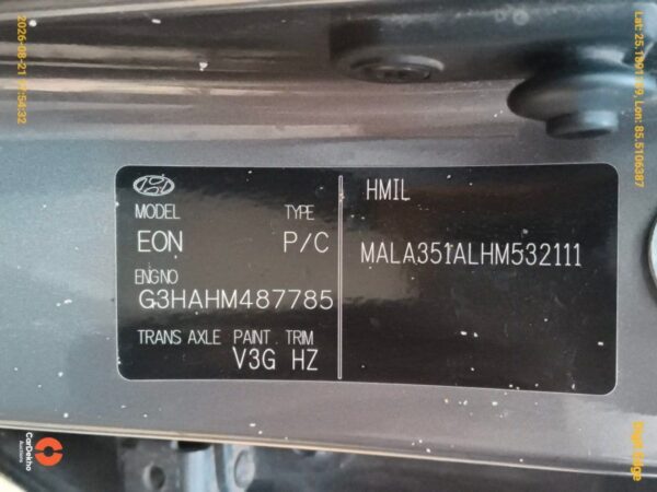 2017 Hyundai EON MAGNA+