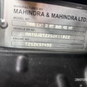 CHASSIS20NO.jpeg 2025 Mahindra Thar LXT D MT 2WD 4S HT
